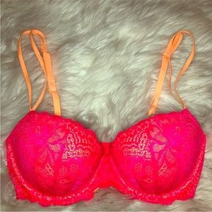 Victoria’s Secret date lace bra multi color